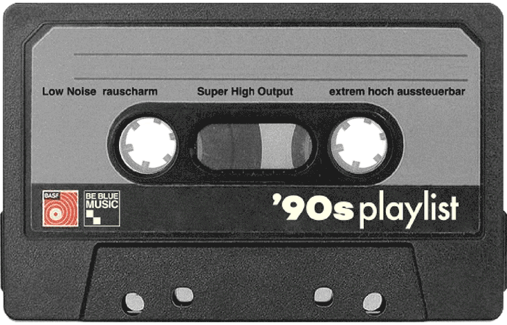 90s playlist kaset görseli