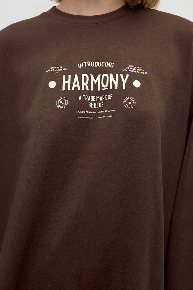 HARMONY UZUN KOLLU T-SHIRT - Thumbnail