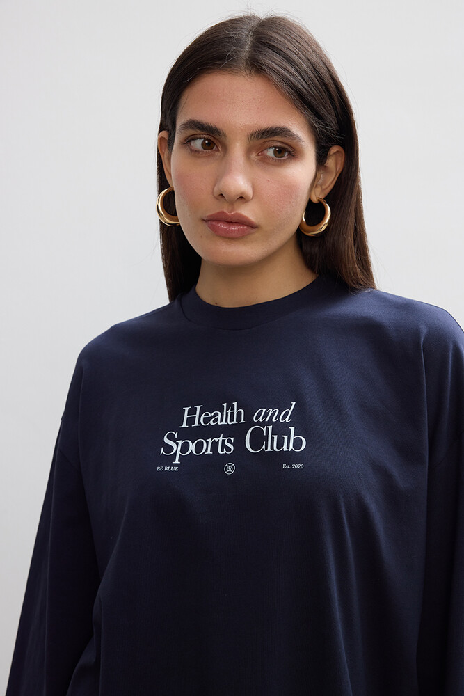 HEALTH AND SPORTS UZUN KOLLU T-SHIRT - Thumbnail