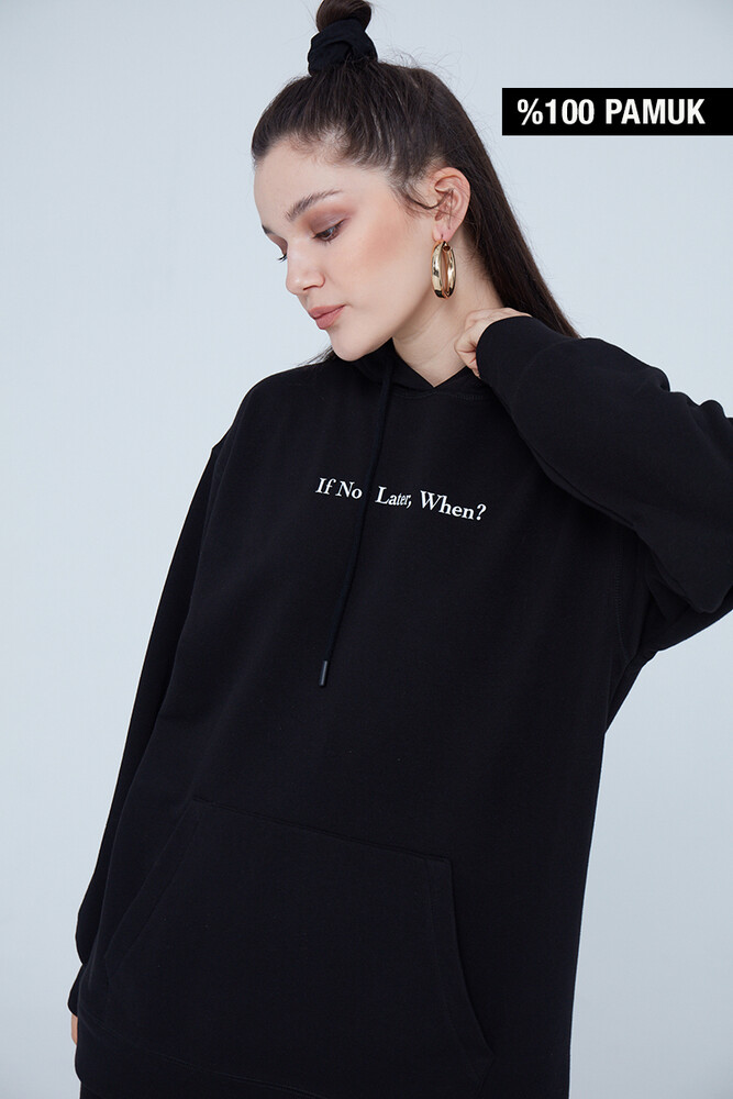 LATER KAPÜŞONLU SWEATSHIRT