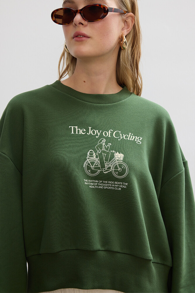 CYCLING KISA SWEATSHIRT - Thumbnail